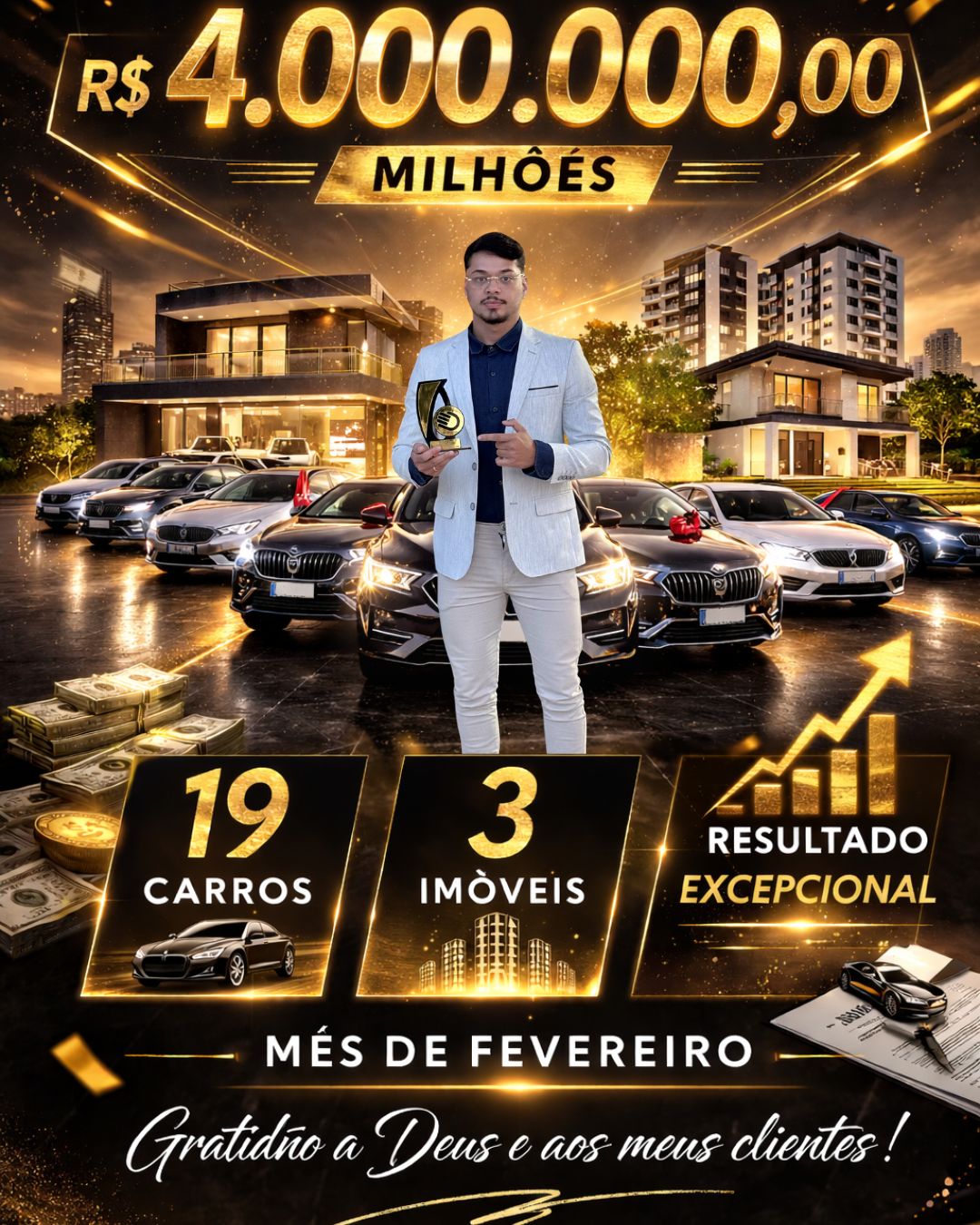 Meta e resultados comerciais